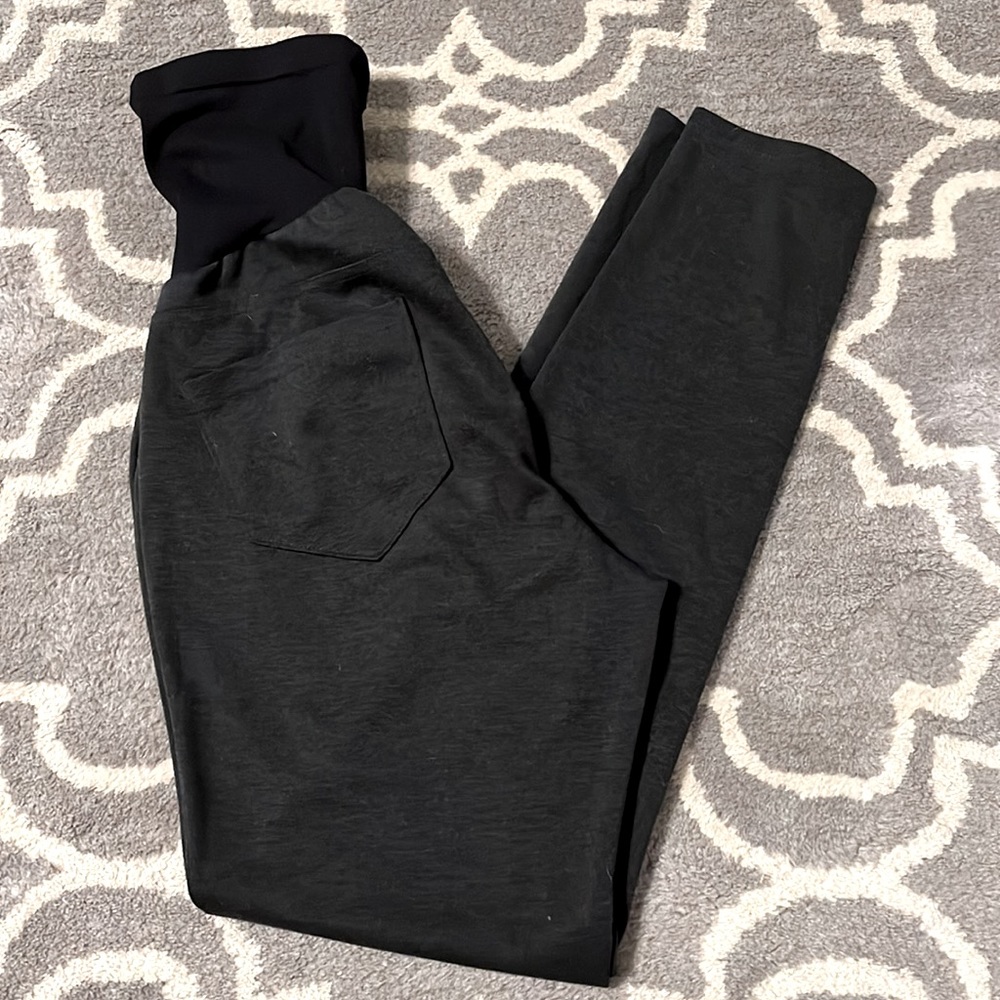 Motherhood Maternity dark grey secret fit belly pants